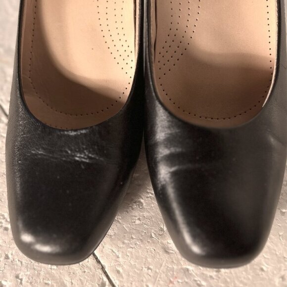 Trotters SZ 9N Black Mary Jane Heels Comfort Office Dressy Retro Wardrobe Staple - Picture 4 of 11